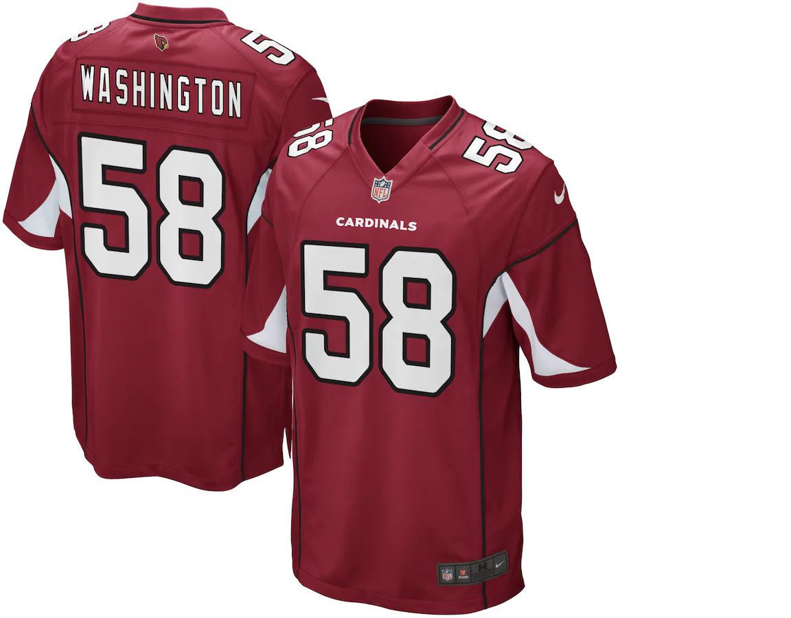 Men Arizona Cardinals #58 Daryl Washington Nike Cardinal Game NFL Jersey->arizona cardinals->NFL Jersey